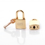 AJF gold square lock for gift