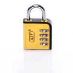 AJF High Quality 4-digital combination lock padlock keyless code lock for gym or health club
