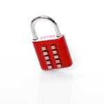 AJF high quality and top security 40mm 4 password red combination lock
