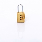 AJF high quality promotional 20mm solid brass backpack digital password combination lock