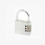 40mm Aluminum Combination PadLock 3 Digits Silver