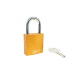 AJF Gold color Solid Aluminum Outdoor Padlocks Square Aluminum Alloy Padlock