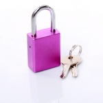 AJF high quality The noble and elegant student's purple fuchsia padlock