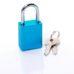 AJF Hot selling key hanging skyblue padlock colored made in China