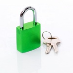 AJF square color aluminium padlock