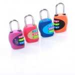 AJF fashion modeling 3 digits colorful novel High quality custom luggage bag lock