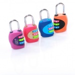 AJF fashion modeling 3 digits colorful novel High quality custom luggage bag lock
