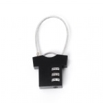 Fashion Design Cheap Price AJF 3 Digits T-shirt Unique Shaped Luggage Travel Combination Padlock