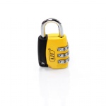 AJF High quality and security fashionable 3 dial digital advanced combination bag lock