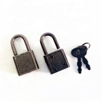 AJF hot sale metal silver mini Diary lock