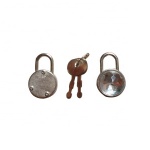 AJF best mini diary round key gift box lock