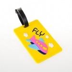 AJF Creative cute cartoon silicone luggage bag tags