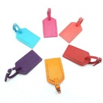 AJF Advanced Waterproof PU bag tag high-grade leather fashion luggage tag