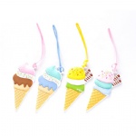 AJF Creative cute cartoon ice cream luggage tag luggage bag tags