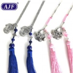 AJF Chinese style classical fringed metal bookmark novelty creative hand vintage small gift