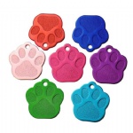 AJF colorful aluminium Star shaped Pet ID Tags