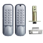 AJF High quality and security Mechanical push button outdoor keypad code door lock