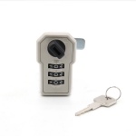 AJF 3 Digital Combination Password Lock With Keys