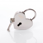 Silver Heart Lock