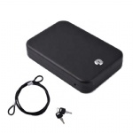 AJF Key Lock Security Portable Small Pistol Gun Box