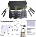 30pcs Locksmith Lock Pick Tool Set Kit