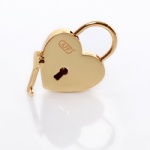 Gold Heart Lock