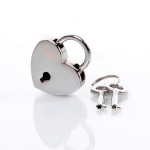 Silver Diary Heart Lock