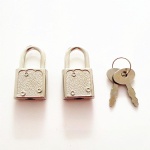 Silver Square Diary Lock